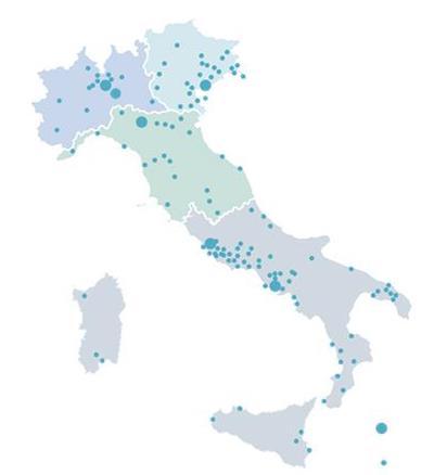 Gruppo Siram: profilo aziendale 6 Sedi principali 130 Uffici e Presidi SIRAM SpA sede Milano 4 Unità di Business Siram: Nord Ovest (Milano) - Nord Est (Mestre) Centro Nord (Parma) - Centro Sud (Roma