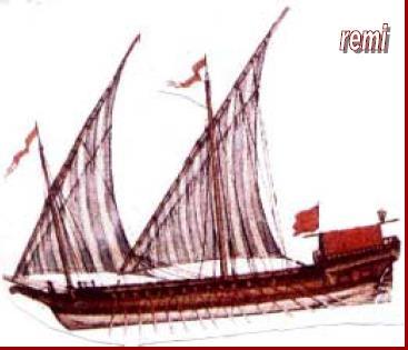 Erano troppo piccole per trasportare merci. La più grande nave a remi si chiamava la galea. 2.