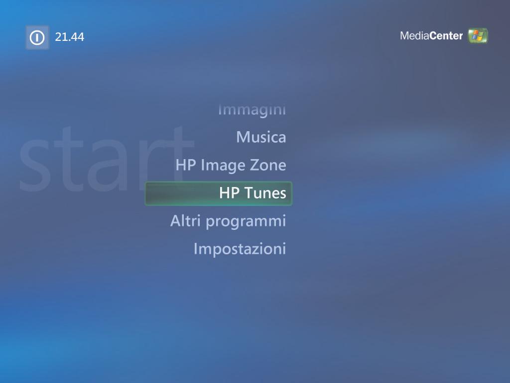 Riproduzioe di file musicali Le aree HP Tues e Musica di Media Ceter soo ottime per riprodurre, orgaizzare e salvare i propri file musicali.