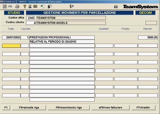 PARCELLAZIONE Gestione Processo di Fatturazione Office Pilot gestisce anche tutto il processo di fatturazione delle prestazioni fino all'emissione delle parcelle tramite l'integrazione e la gestione