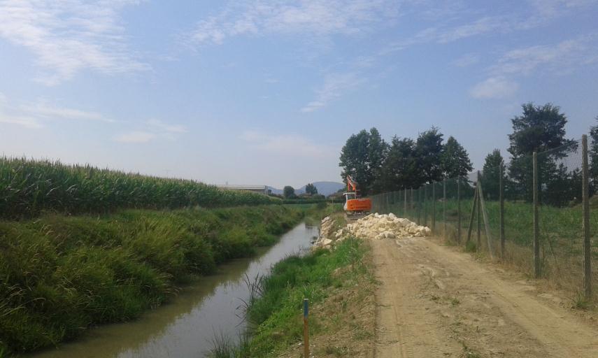 comune di San Pietro in Gu; - TORRENTE MARDIGNON, sostituzione canalette con scatolari preformati con scarico nella canaletta Scionea e risezionamento tratto di 200 metri della