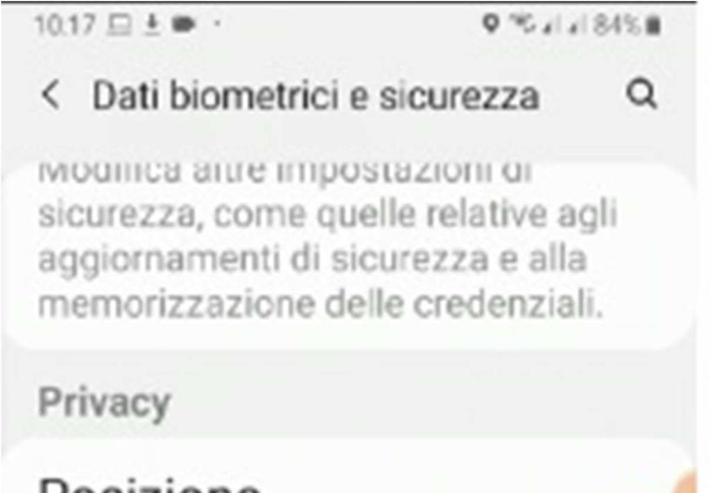 trovate sul vostro cell continuate