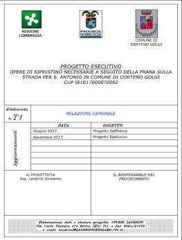 Studi e Progettazioni Le conoscenze - Studi