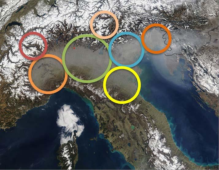 I SOGGETTI COINVOLTI Regioni e Province autonome Ministeri Lombardia Emilia Romagna Piemonte Veneto Valle d Aosta Friuli Venezia Giulia Trento