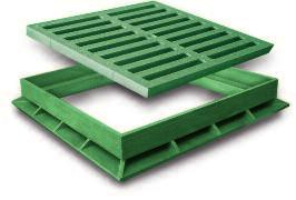 Griglia PV pedonale verde Green walkway grill Dim odice/ref. /pz Imb.