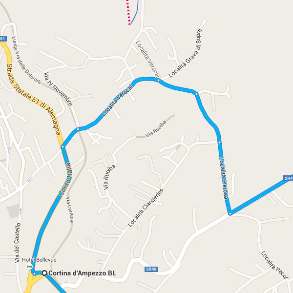23. Svolta a destra verso Località Verocai 78 m 24. Continua su Località Verocai 350 m 25. Continua su Località Grava di Sopra 140 m 26.