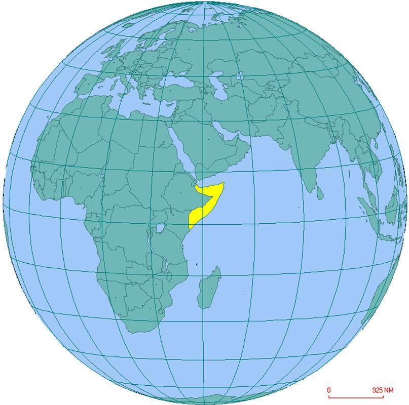 sudovest; si affaccia a nord sul Golfo di Aden e a est sull'oceano Indiano.