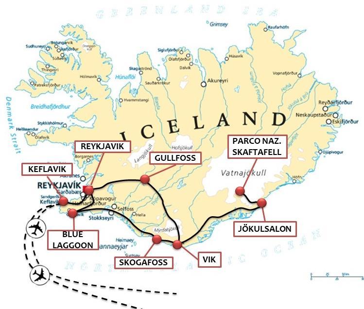 TOUR MAP DOCUMENTI necessari Carta di identità valida per l'espatrio, non rinnovata