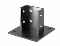 Giunto lineare a C per profili Peso, 8293030 0,47 1 Supporto a soffitto per profili 41x41 Adatto per montaggio con profilati 41x21 e 41x41.