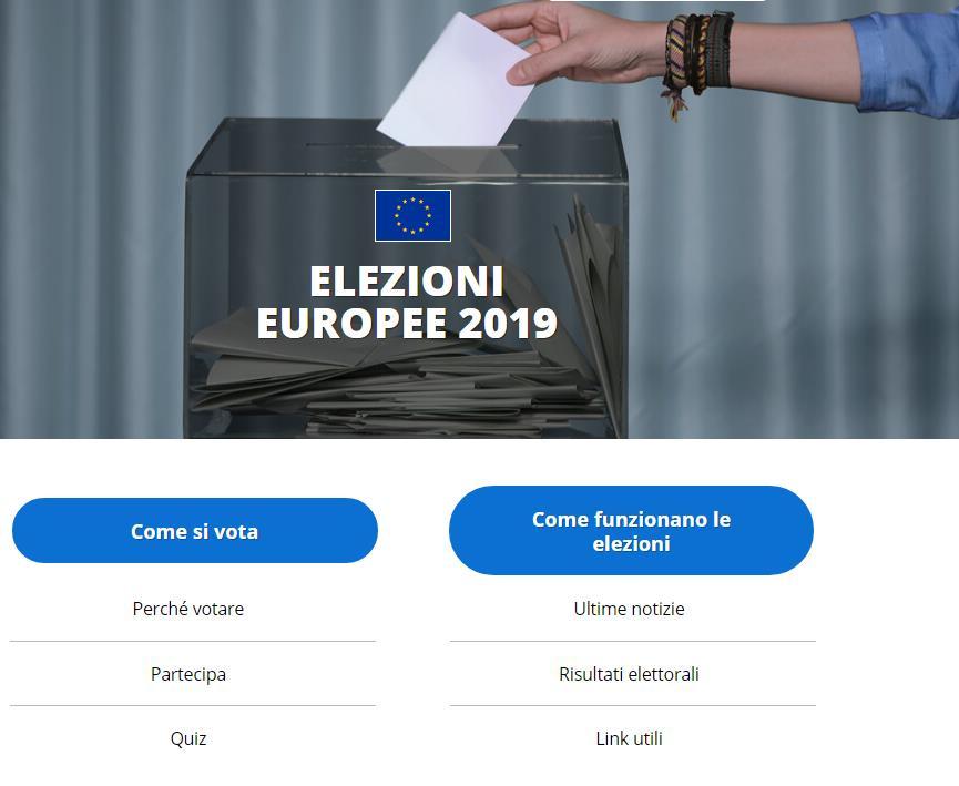 Dove informarsi? www.stavoltavoto.eu https://www.elezioni-europee.eu/ http://www.europar