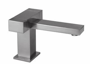 20301 Gruppo lavabo monoforo, piletta da 1 1/4" e flessibili di collegamento con attacco da 3/8". One-hole basin mixer, 1 1/4" pop-up waste and 3/8" connections.