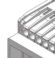 To transform the instrument from DIN guide fitting to panel fitting rotate the measurement base from B to A.