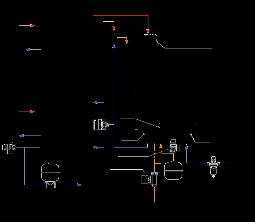 Schema idraulico di collegamento disaeratore Disinfezione antilegionella Morte istantanea dei batteri Morte del 90% dei batteri in 2 minuti Morte del 90% dei batteri in 2 ore 70 variante con *