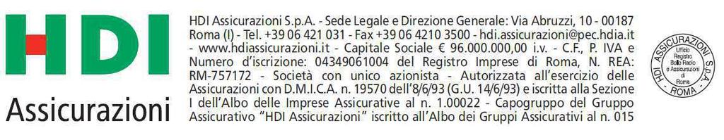 CRESCITA SICURA CONDIZIONI DI ASSICURAZIONE Data ultimo aggiornamento del documento 20/12/2018 Art. 1.