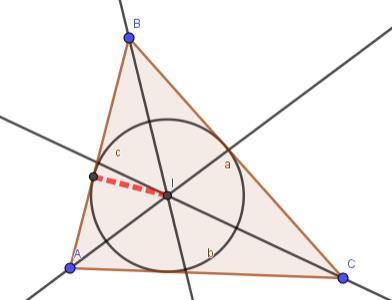Il punto di intersezione delle tre mediane di un triangolo si chiama BARICENTRO e si indica con la lettera G.