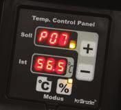 Sistema ottico di controllo fiamma Gli apparecchi Kränzle riscaldati a gasolio therm (eccetto therm CA) sono dotati di un controllo ottico della fiamma.