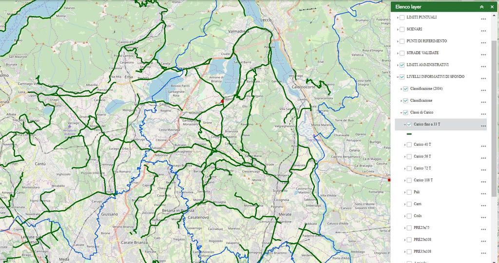 ARCHIVIO STRADALE REGIONALE Obbiettivo dell ARS, in questo contesto, è l identificazione degli itinerari percorribili dalle varie