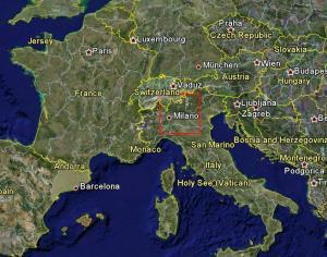 2. I dati utilizzati Il sistema modellistico è stato applicato ad un dominio di calcolo di 236x244 km 2 centrato sulla Regione Lombardia (figura 2.