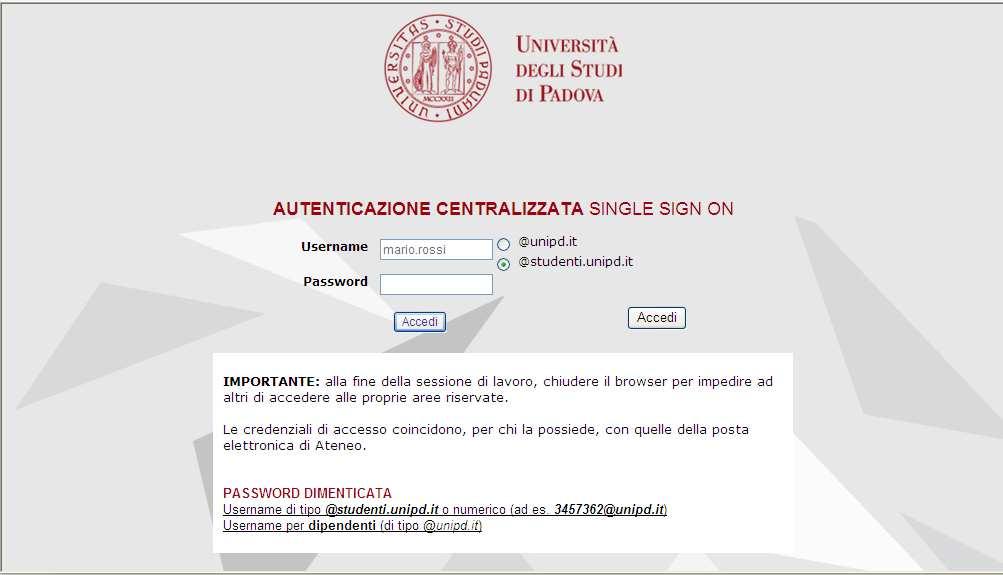 Scegliere Didattica e quindi Preimmatricolazione corsi ad accesso programmato e successivamente selezionare nella sezione Scelta