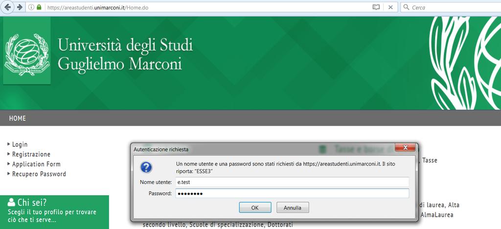 La domanda di immatricolazione ad un Master è attiva per tutti gli utenti che NON hanno un altra carriera Universitaria aperta fatta eccezione per i Corsi Singoli, i Corsi di Perfezionamento e i