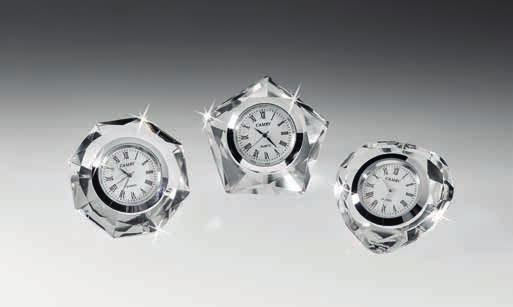 Art. CX4011 Diamante Orologio cm 8x8x8 01050 Art. CF3025 Diamante Orologio cm 10x10x10 01650 Art.