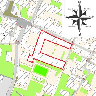 2.2.2 Superfici trasparenti Mappa topografica dell edificio I serramenti dell edificio sono principalmente costituiti da un telaio in legno e la superficie vetrata è in vetrocamera semplice.