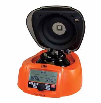 Separazione, centrifugazione/minicentrifughe LLG mini centrifuga unicfuge con timer e display digitale Microcentrifuga compatta con eccellente rapporto prezzo-prestazioni ed accelerazione fino a.9xg.