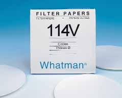 Filtrazione/Carta da filtro qualitativa Carta da filtro qualitativa, tipo 9 ½, filtri piegati Lento da a µm - Per precipitati fini - Peso: 7g/m² - Spessore: 0, Diam. 8 00 9.