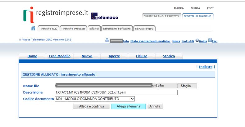 UNA VOLTA ULTIMATO L INSERIMENTO DELLA