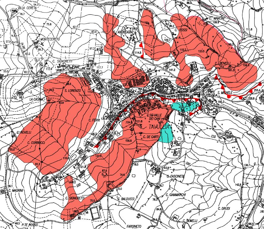 2) Indagine geologica e geomorfologica per redazione degli elaborati di carattere geologico a corredo degli strumenti urbanistici