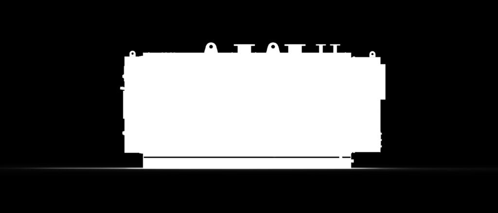 È progettata per una pressione di sicurezza massima fino a 6 bar o superiore su richiesta. La gamma comprende vari modelli con potenzialità termica da 2200 a 15000 kw utili.