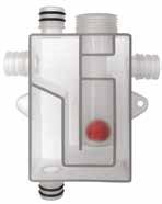 20-26-30 199CLPP 1/20 52 Stop ai cattivi odori garantisce la sifonatura dei condizionatori e pompe di calore evitando il ritorno di cattivi odori. Con un unico prodotto molteplici soluzioni DI POSA!