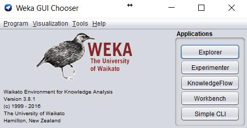 Hands on Weka EXPLORER Funzionalità completa di clustering e classificazione EXPERIMENTER