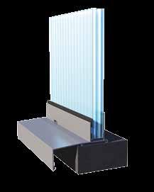 luce con banchina H = L - 40 mm (profili freddi)