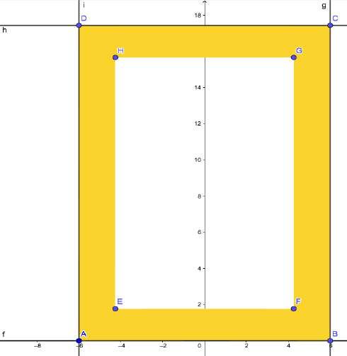 43-6 x 6 Procediamo con altre due rette, sempre parallele tra di loro: retta g passante