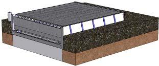 Le rampe possono essere protette da eventuali schizzi di cemento mediante cartoni posizionati sul pianale e sulla spondina (optional a richiesta).