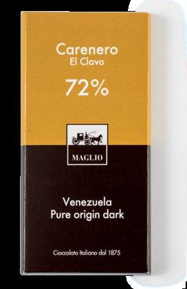 TAVOLETTE PURE ORIGIN 80G Cacao Criollo monorigine Venezuela dall aroma primario intenso, molto fruttato con note di agrumi, caffè e nocciola.