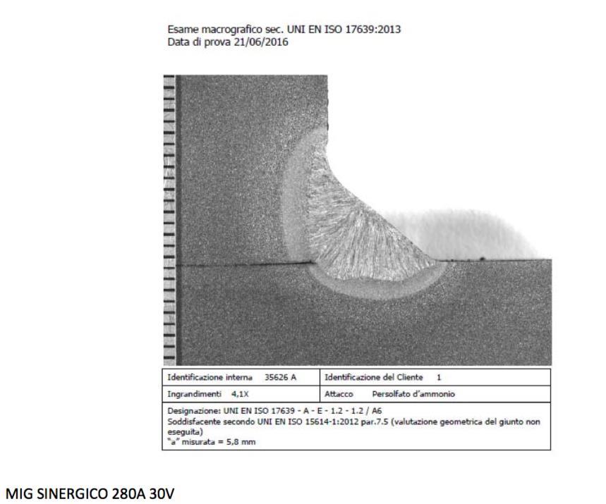 Confronto saldatura Spry-Arc VS RGT Velocità 40cm/minuto