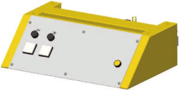 Descrizione della funzione Gamma di utilizzazione OptiAir CA05 - struttura L'unità pneumatica/unità di fluidificazione OptiAir CA05 distribuisce l'aria compressa alle unità di controllo delle pistole