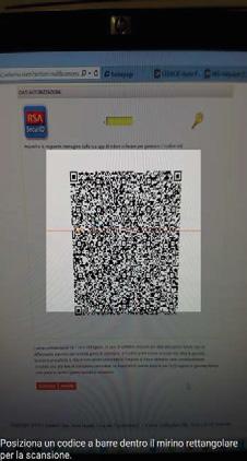 Come ottenere il codice autorizzativo Step 2 Per procedere apri l App mobile, richiamando la funzione Software Token (Fig. 10), Clicca su QRCODE (Fig.