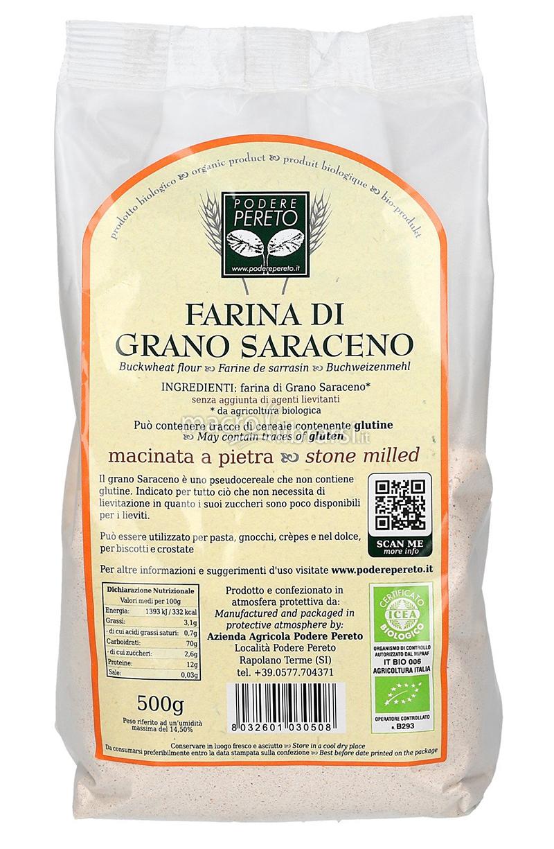 Farina di grano saraceno Nonostante quello che potrebbe fare intendere il suo nome, è un prodotto privo di glutine, dal sapore intenso e appartenente al gruppo degli