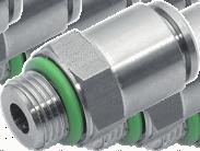 Push-in fittings are so defined as they allow to connect the tube to the fitting in a instantaneous way without using tools.