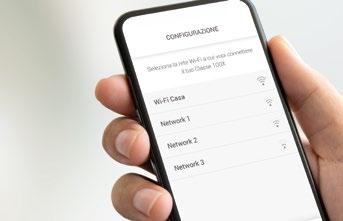 Una volta inserita la password della tua rete Wi-Fi, l App cercherà il Classe 100 e si