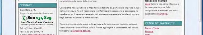 (loghi, links, ) - presentazione dell indagine,