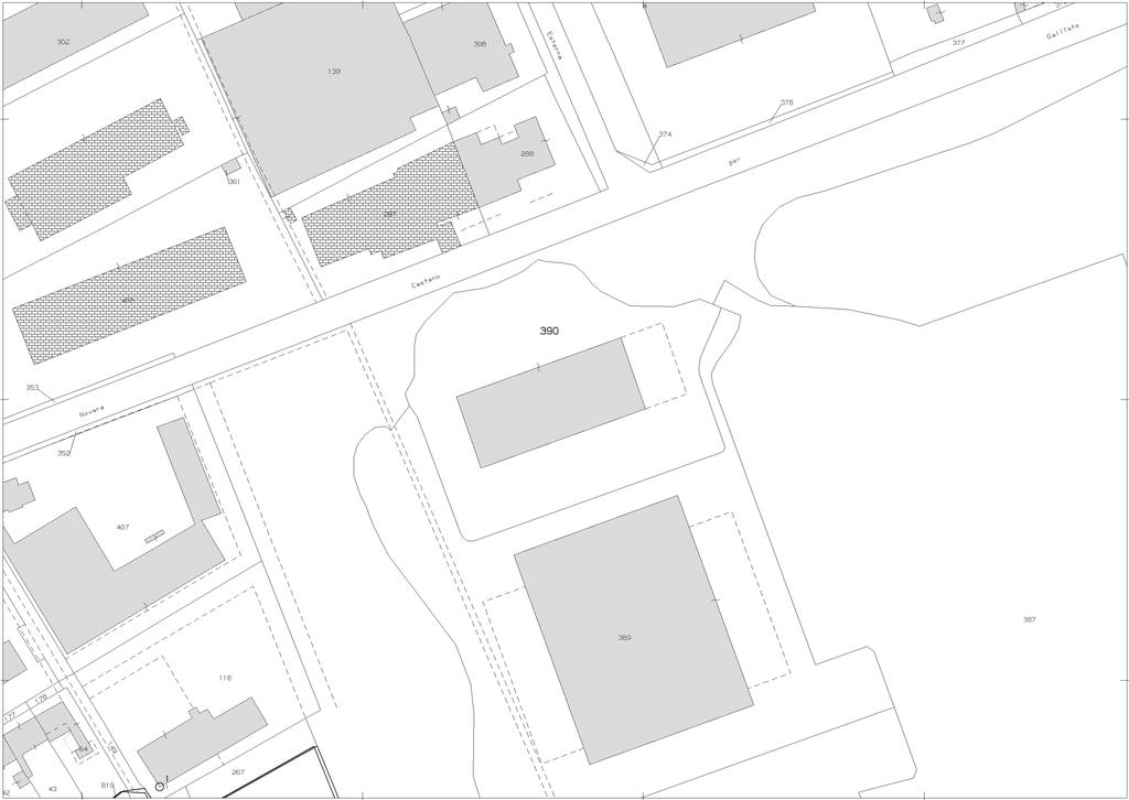 ESTRATTO DI MAPPA CATASTALE FOGLIO 79 PARTICELLA 390
