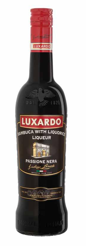 palato derivante  Passione Nera si beve liscia, ghiacciata o nei cocktails Cod.