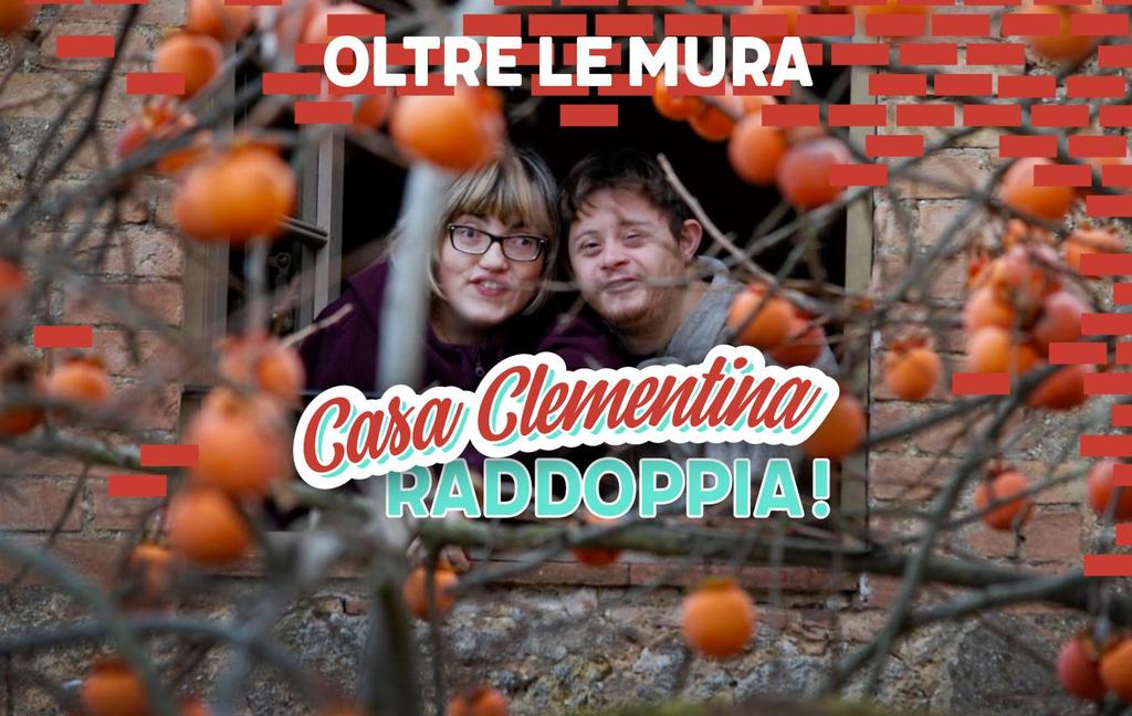 Oltre le Mura. Casa Clementina raddoppia! Facciamo crescere Casa Clementina a Siena e adottiamo un pezzo delle antiche mura.