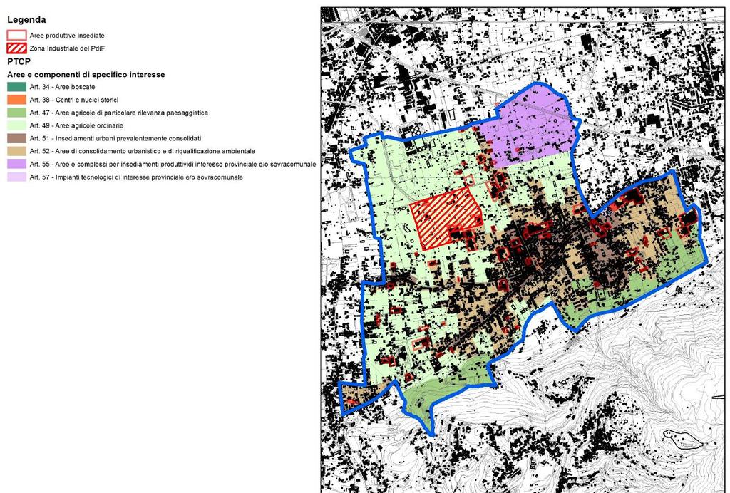 Aree produttive esistenti e