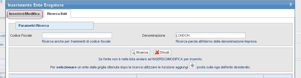 spazi coworking l ente erogatore è lo spazio( in elenco al DD n 9106/2017 e ssmmii) dove il richiedente svolge le attività di coworking Descriviamo brevemente come procedere: Premere Aggiungi