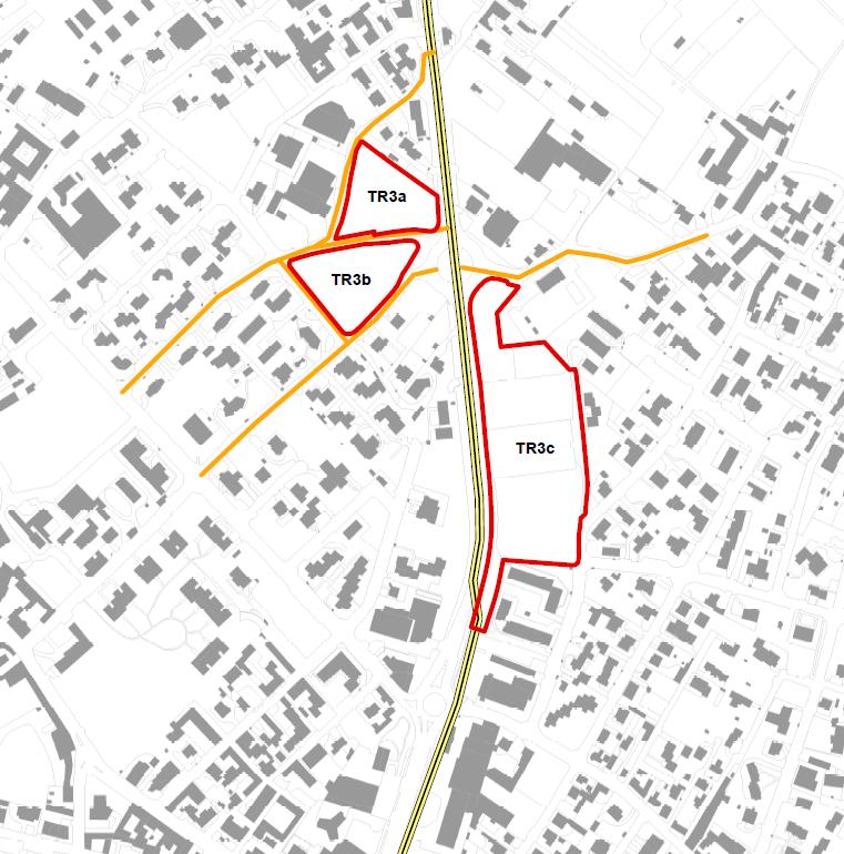 SOSTENIBILITÀ DEI CARICHI URBANISTICI SULLA RETE DI MOBILITÀ AREA RESIDENZIALI AT3a a AT3b -AREA TERZIARIA AT3c Area di trasfrmazine residenziale AT3a Abitanti terici %